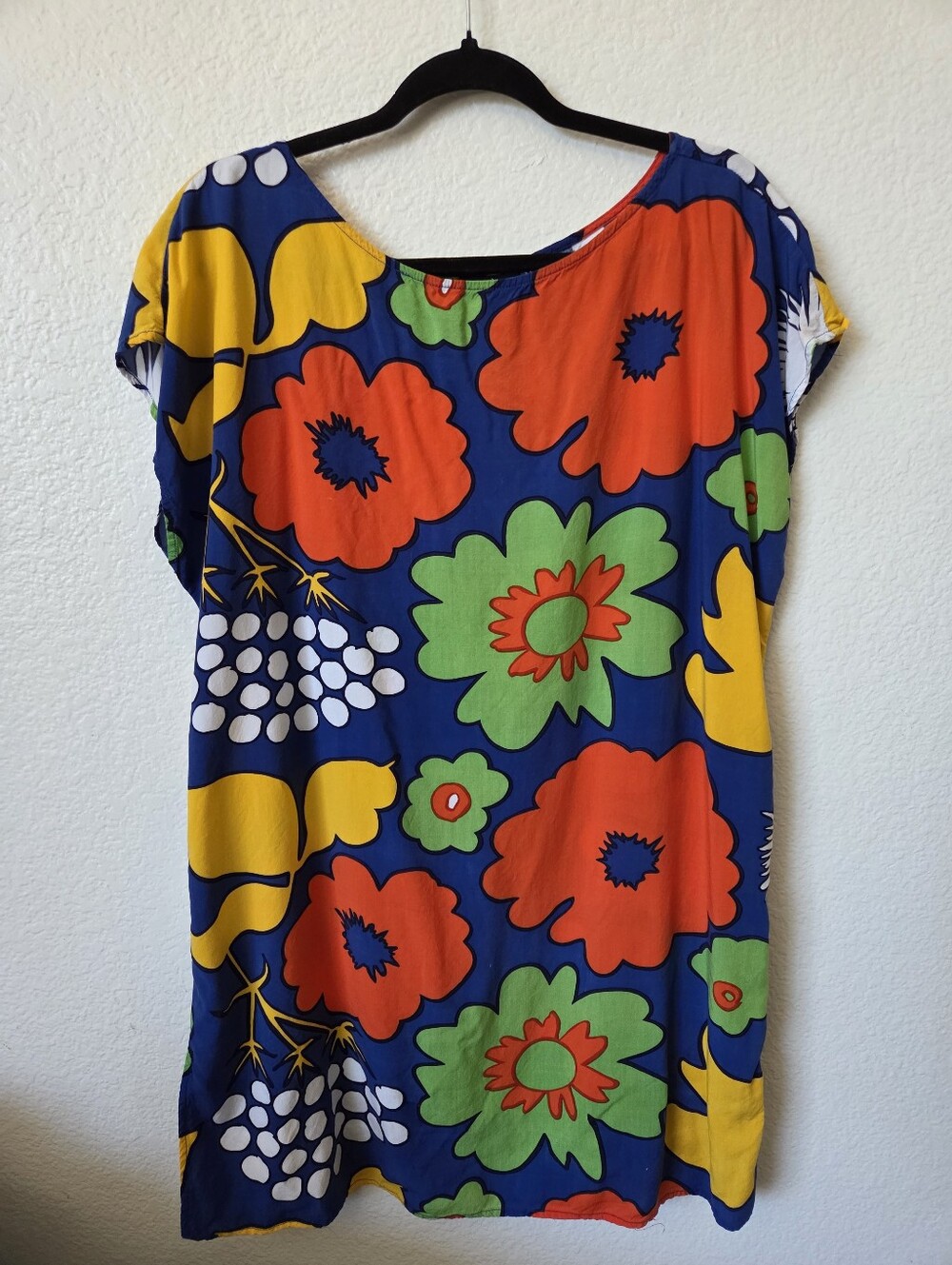 Marimekko For Target Floral Tunic Dress Women's Size XL Vacation Resort Retro